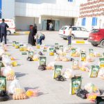 توزيع المئات من السلات الغذائية على مستحقيها بمناسبة مولد الإمام المهدي (ع)