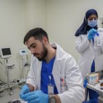 ليالي العطاء الطبي: موكب “ساقي كربلاء” يواصل خدمة الزائرين في قسم الطوارئ