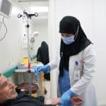 كوادرنا الطبية والتمريضية تشارك في موكب “ساقي كربلاء” لخدمة الزوار مجانًا لليوم السادس
