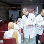 طلبة الطب يؤدون امتحان الكورس الأول في مستشفى الإمام الحجة (عج) الخيري بإشراف مباشر من د. حيدر ظاهر
