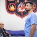 لليوم الخامس: موكب “ساقي كربلاء” يستقبل الزائرين بخدمات طبية مجانية على مدار الساعة
